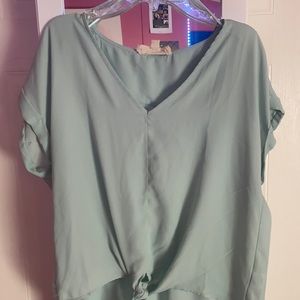 Teal shirt (100% polyester)